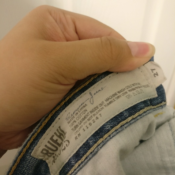 Ruehl Distressed Jeans size 27 - Picture 4 of 8