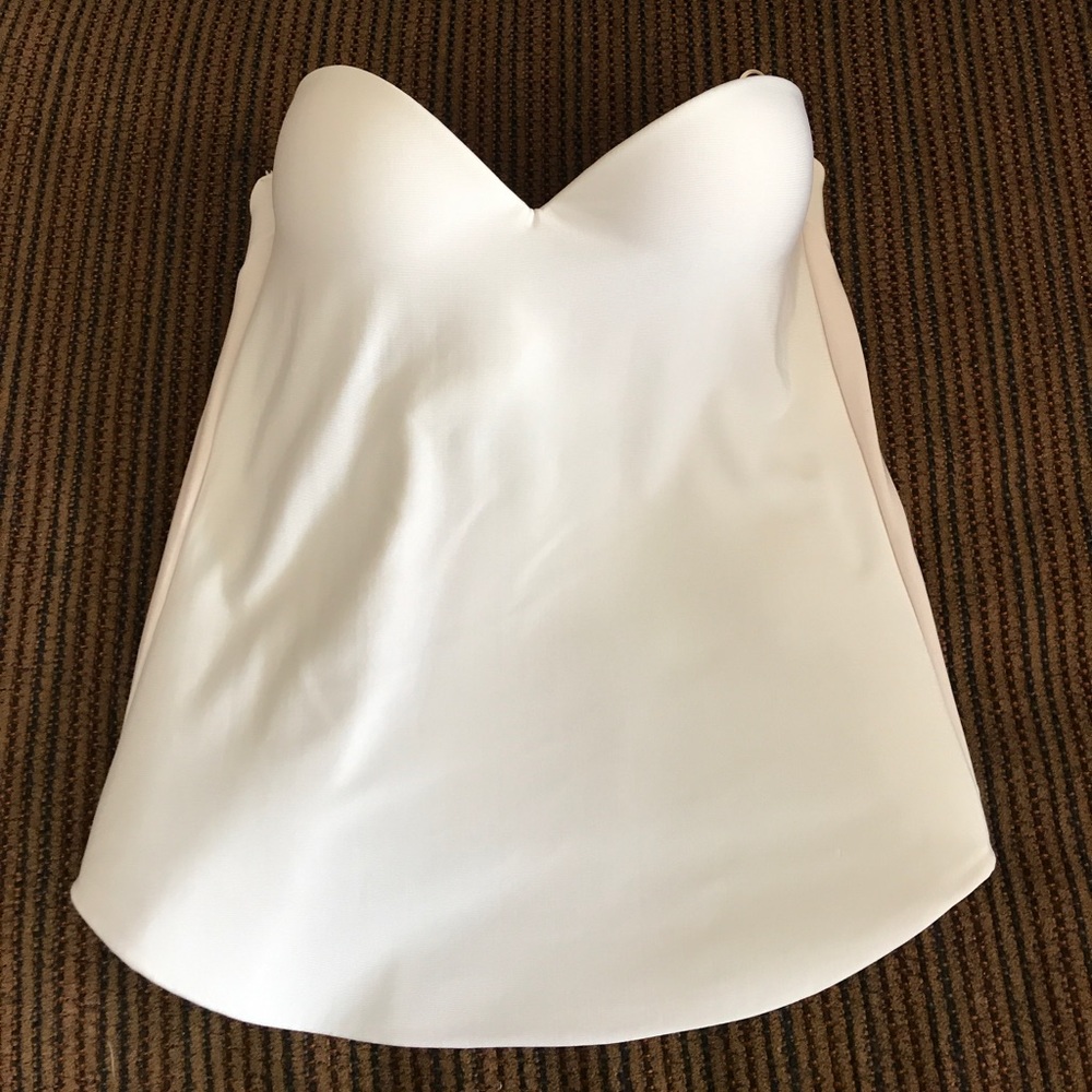 David’s Bridal White Corset