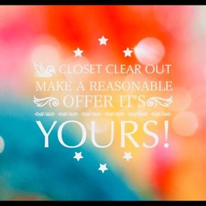 Cleaning out my closet this weekend!✨💫💕👸🏼
