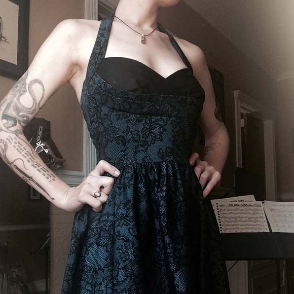 Stop Staring Dresses & Skirts - 🖤 Gorgeous "Stop Staring" Rockabilly Pinup Dress