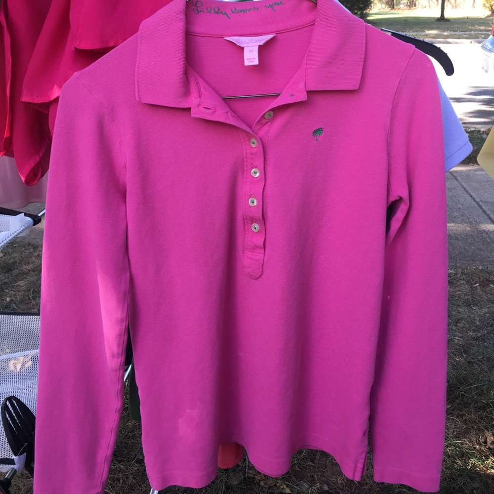 Size XS Lilly Pulitzer Long Sleeved Polo