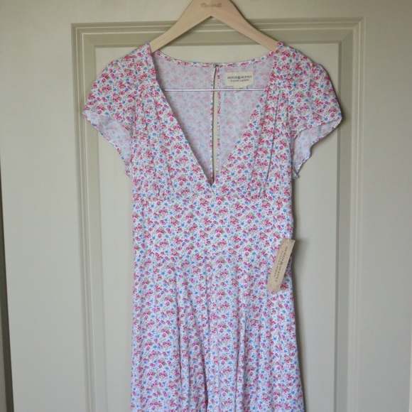 SOLD NWT Denim & Supply Floral Cutout-Back Dress - Picture 3 of 8