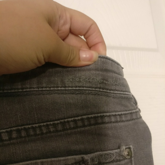 Light Gray Abercrombie Kids Skinny Jeans - Picture 3 of 6