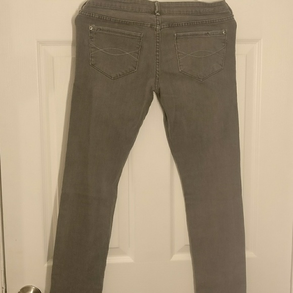 Light Gray Abercrombie Kids Skinny Jeans - Picture 5 of 6