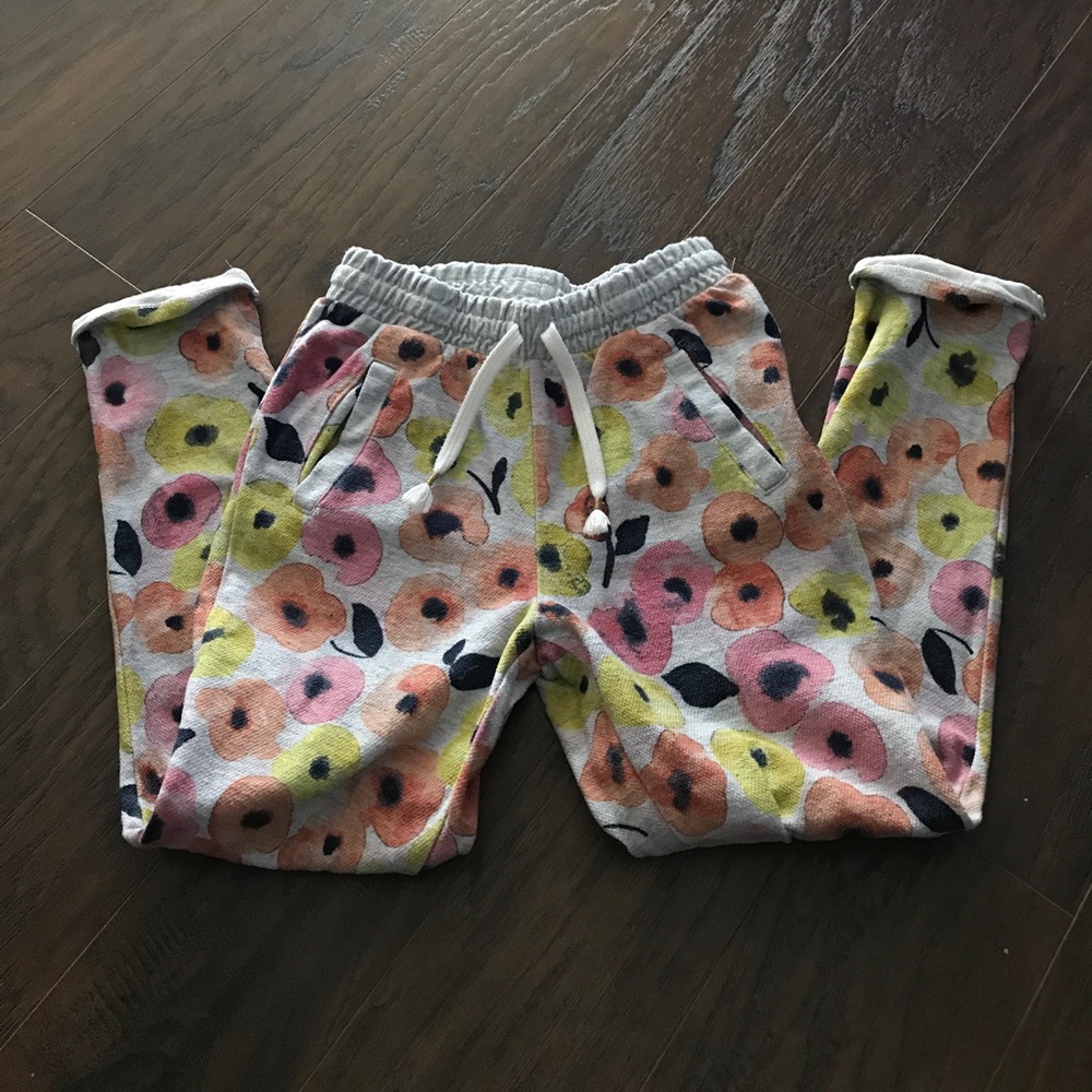 Girls Cherokee Floral Sweatpants