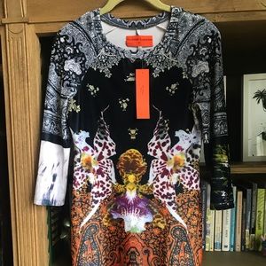 Clover Canyon Paisley Velvet Dress