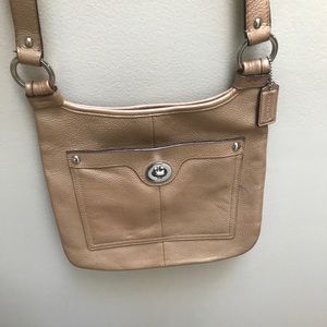 Coach Penelope Rose Gold Leather Crossbody bag