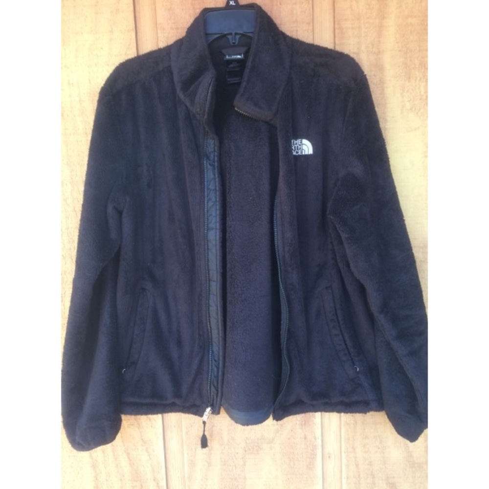 Black North Face Zip-up jacket