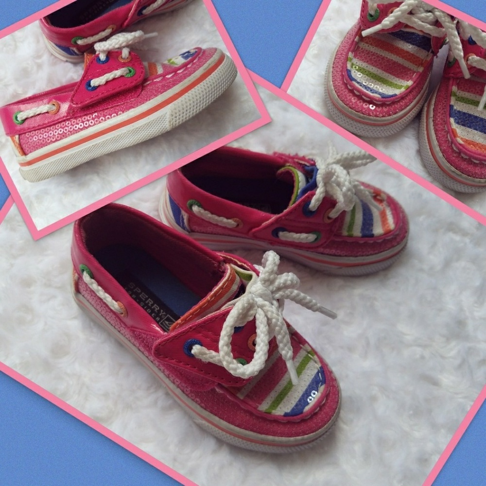 SPERRY top sister girls sequin shoe