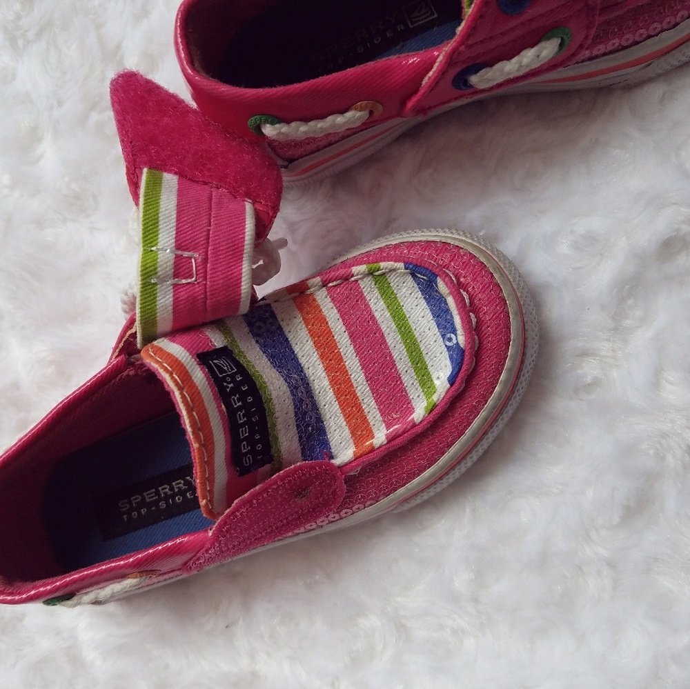 SPERRY top sister girls sequin shoe - Picture 6 of 7