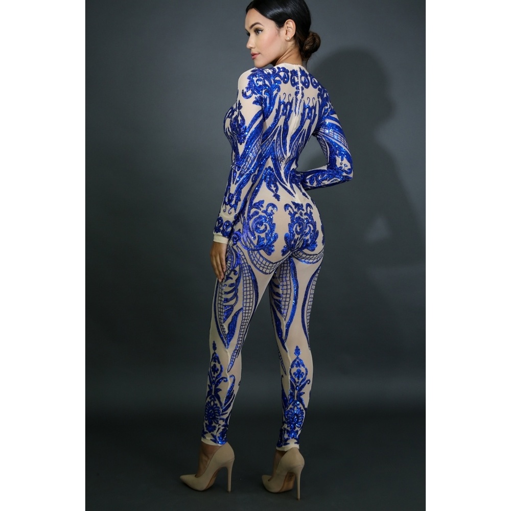 🔥Sequin Jumpsuit - Picture 2 of 4