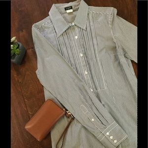 J. Crew striped button down shirt