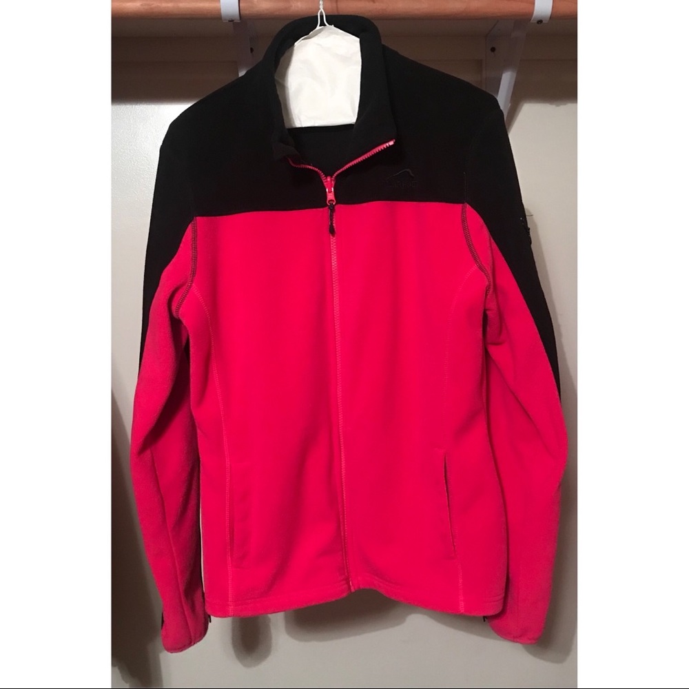 Black and Pink fleece jacket