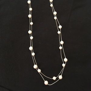 Pearl Station Necklace
