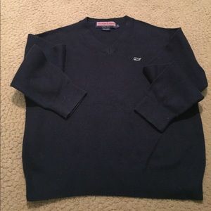Boys Vineyard Vines V Neck Sweater size small