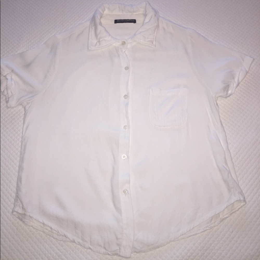 Brandy Melville White Blouse OS