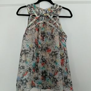 Anthropologie Leifsdottier silk tank