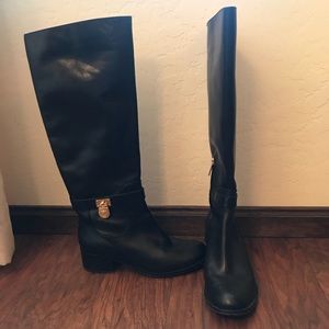 Michael Kors Black Riding Boots