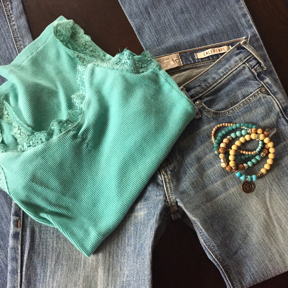 💞 Abercrombie & Fitch Turquoise Top