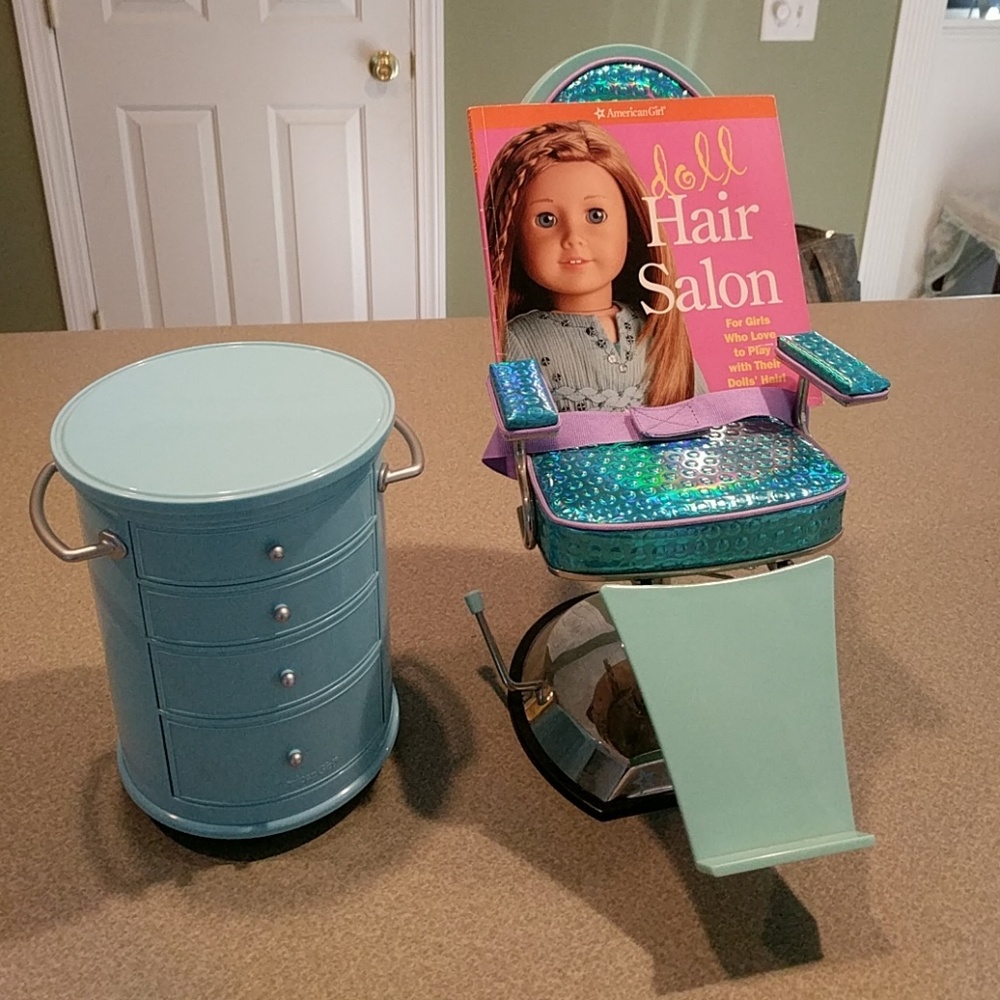 American Girl Hair Salon set