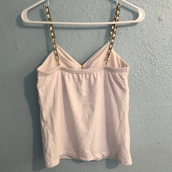 White bling bling sexy camisole - Picture 3 of 4