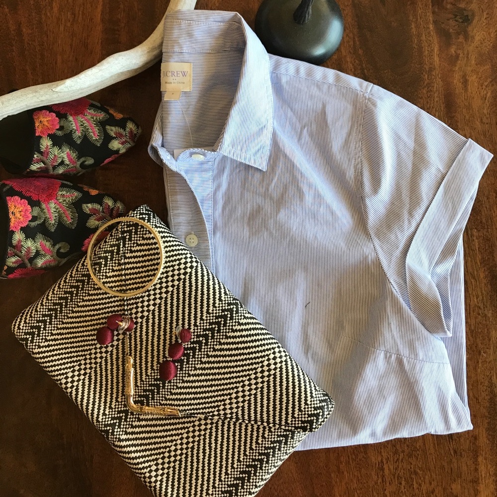 J.Crew pop over top