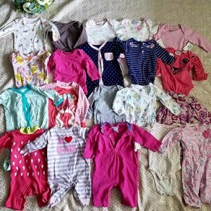 20 pieces size 3 months baby girl clothes