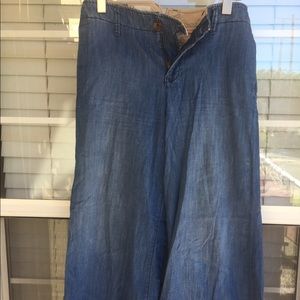 New price! High waisted Anthropologie bell bottoms