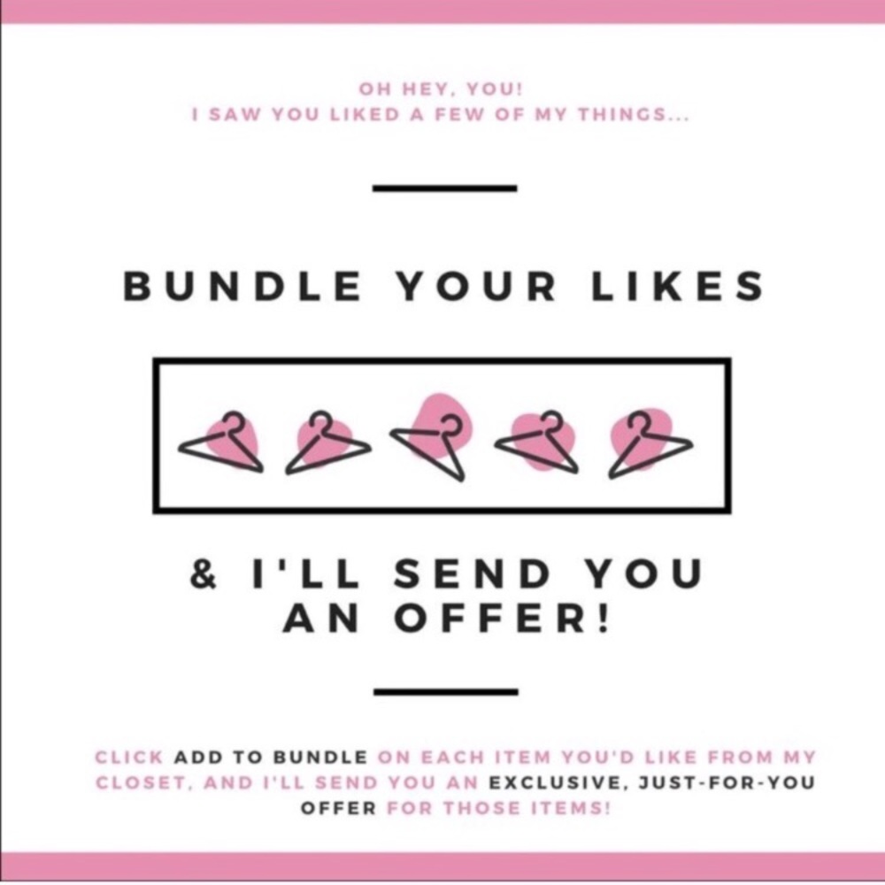 Bundle your likes, and I’ll send you an offer!