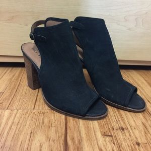 Lucky Brand Peep toe Booties