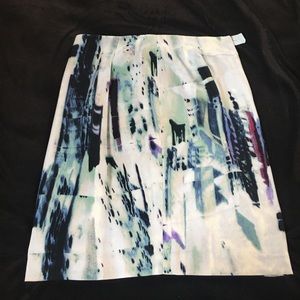 Abstract Watercolor Skirt