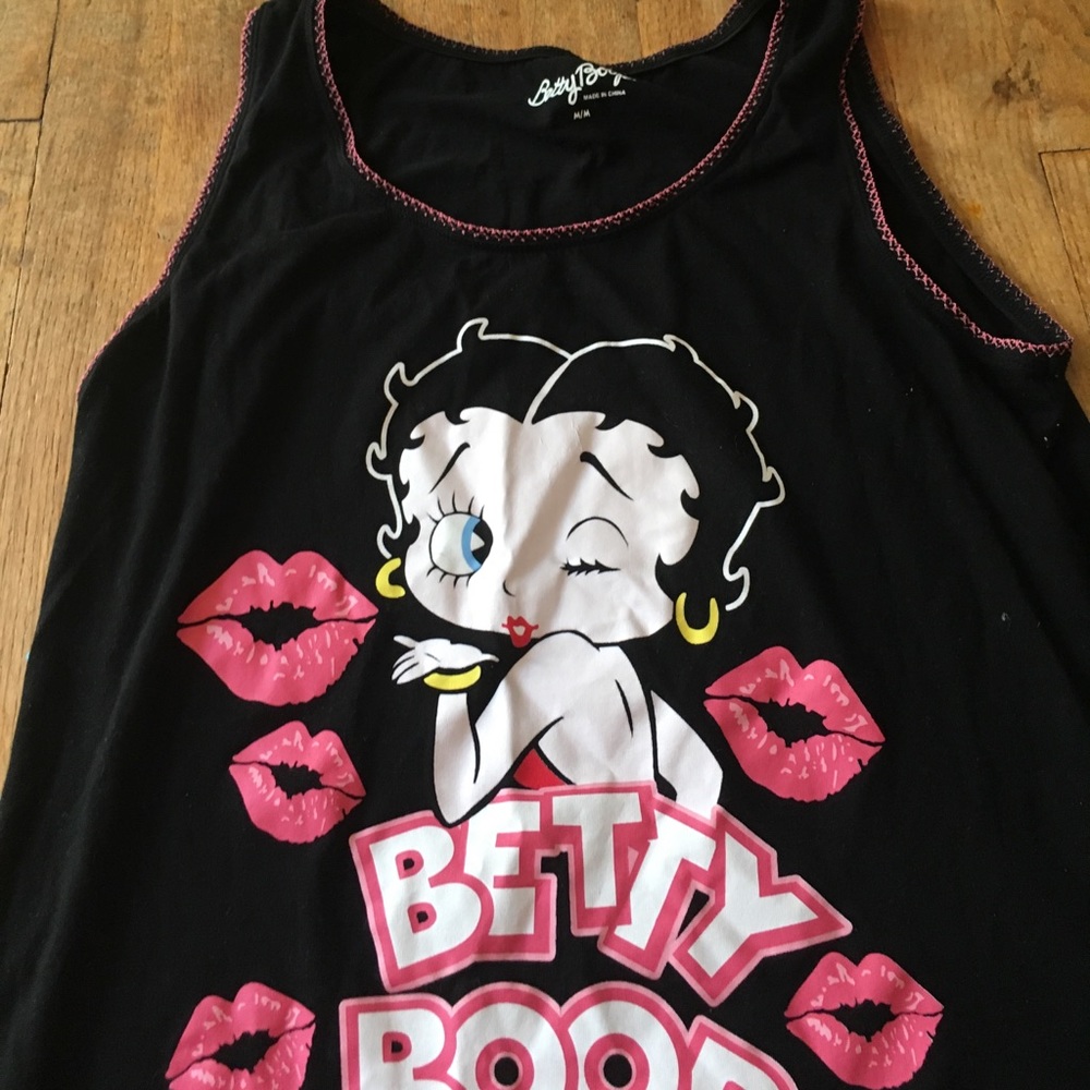 Betty Boop pajama tank top