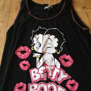 Betty Boop pajama tank top