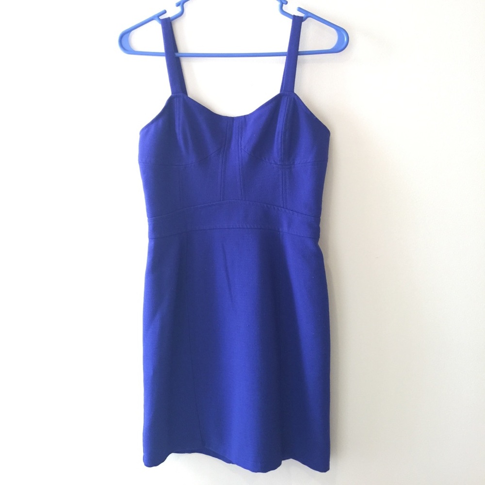 Blue bodycon dress