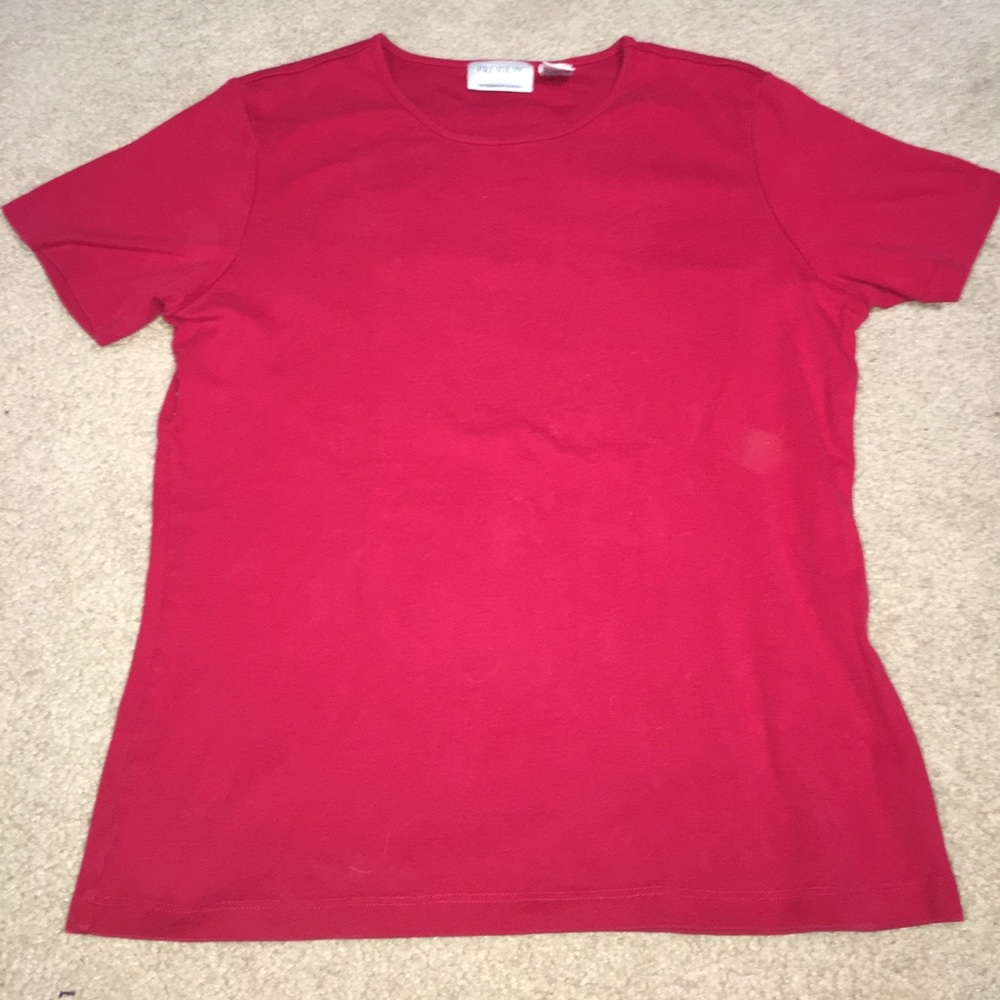 Red Preview International Tee