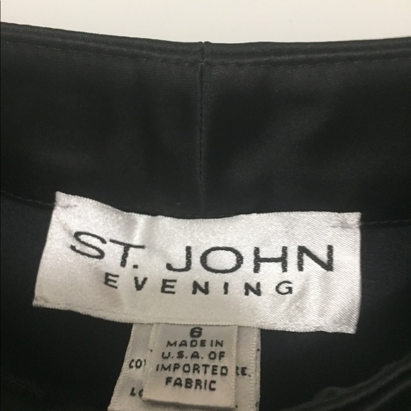 St. John Evening Collection Liquid Satin Pants-NWOT Sz-6 - Picture 3 of 4