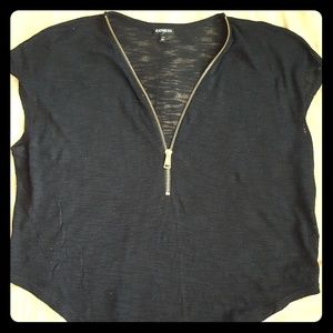 Express shirt/cover up xs