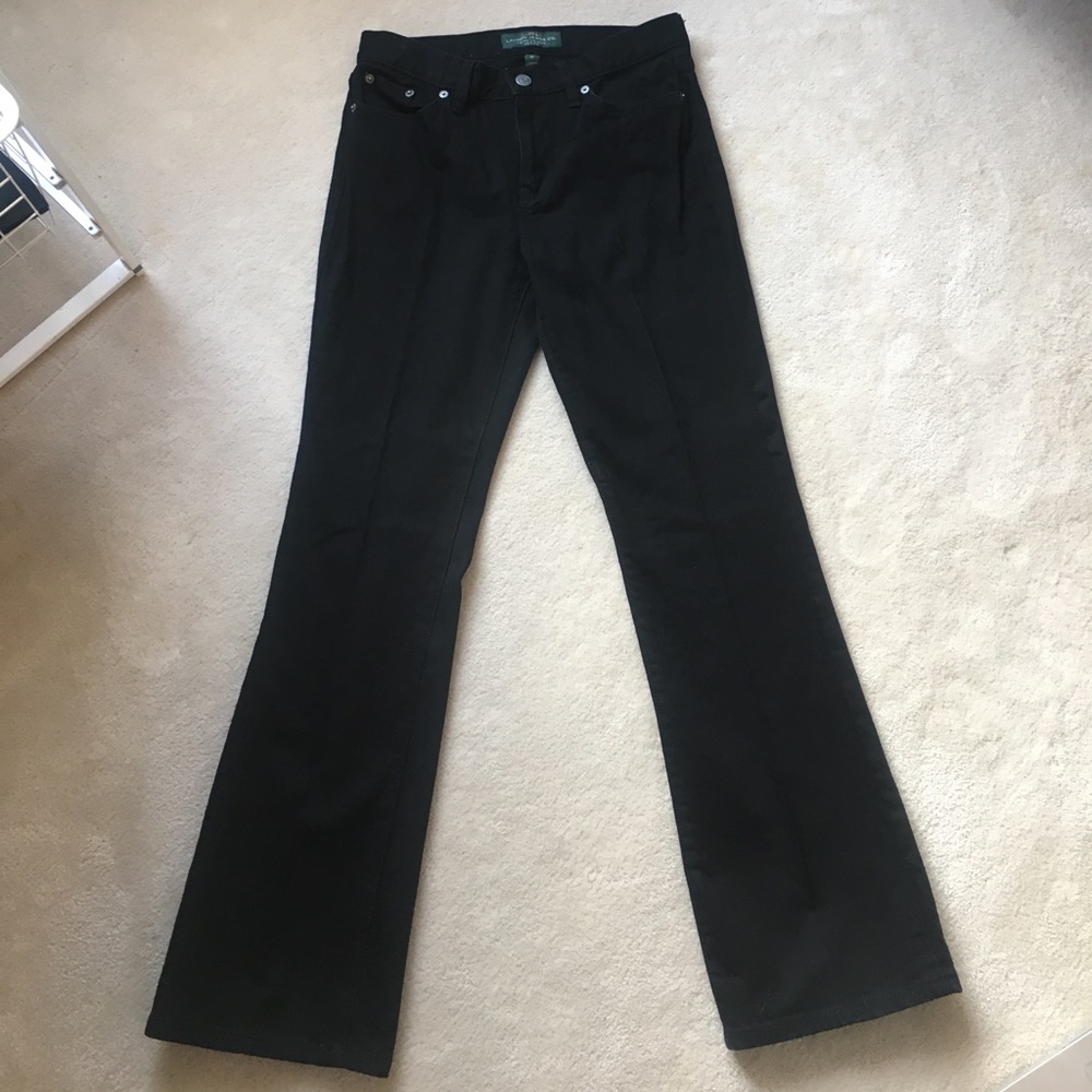 Ralph Lauren Boot Cut Jeans, black