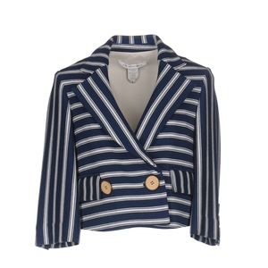 Diane von Furstenberg striped cotton blazer jacket