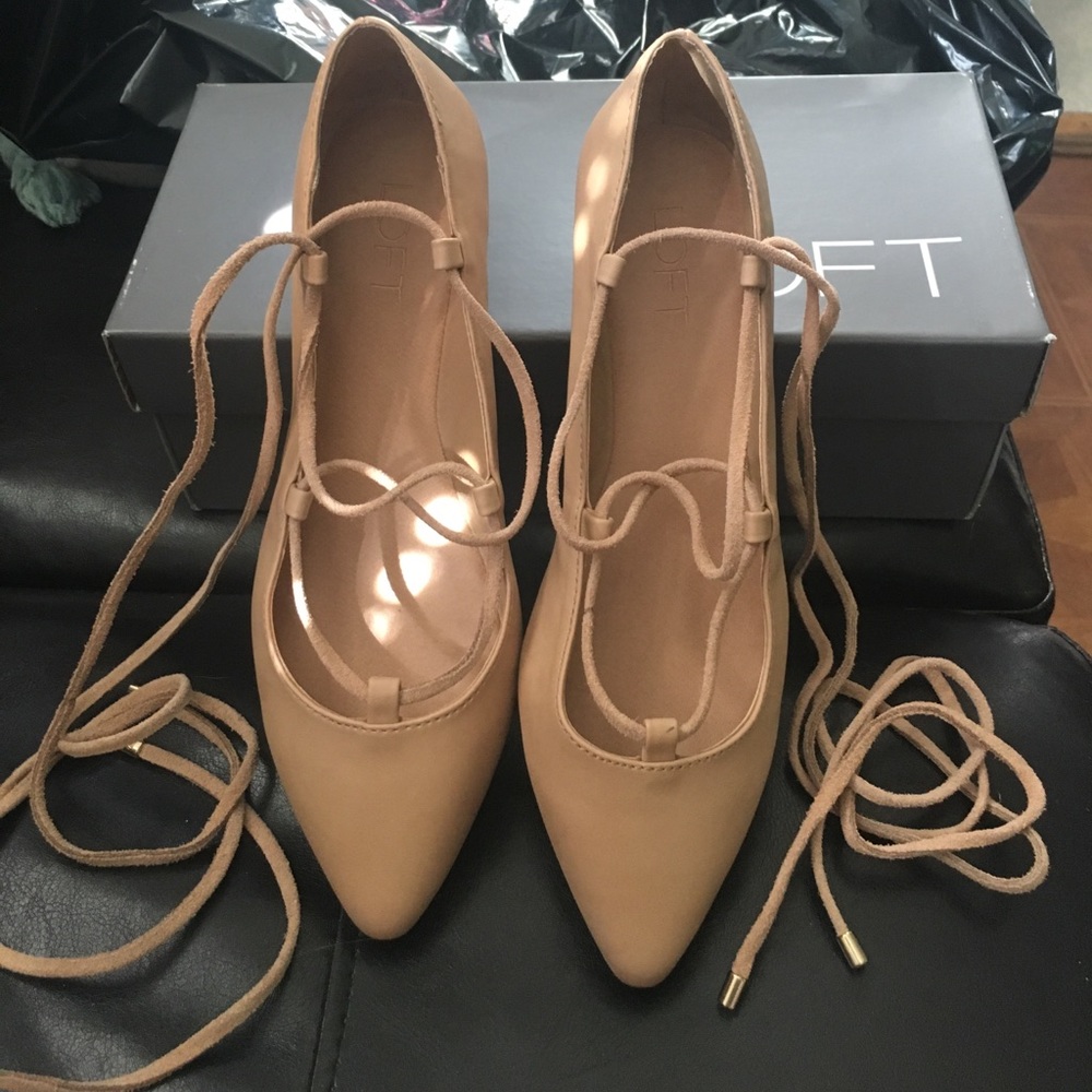 Laceup Flats