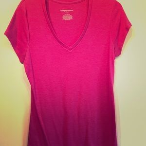 Pink maternity v neck