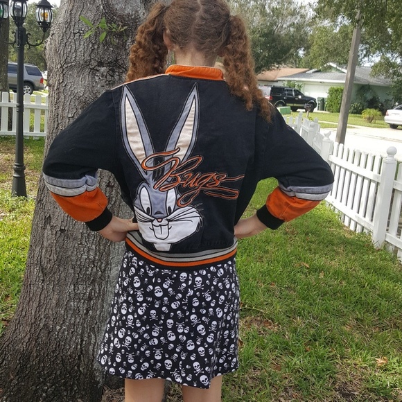 VINTAGE Bugs Bunny motorcycle jacket - Picture 1 of 4