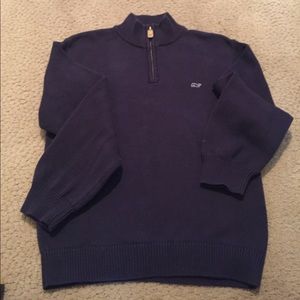 Boys Vineyard Vines 3/4 zip sweater size S (8-10)