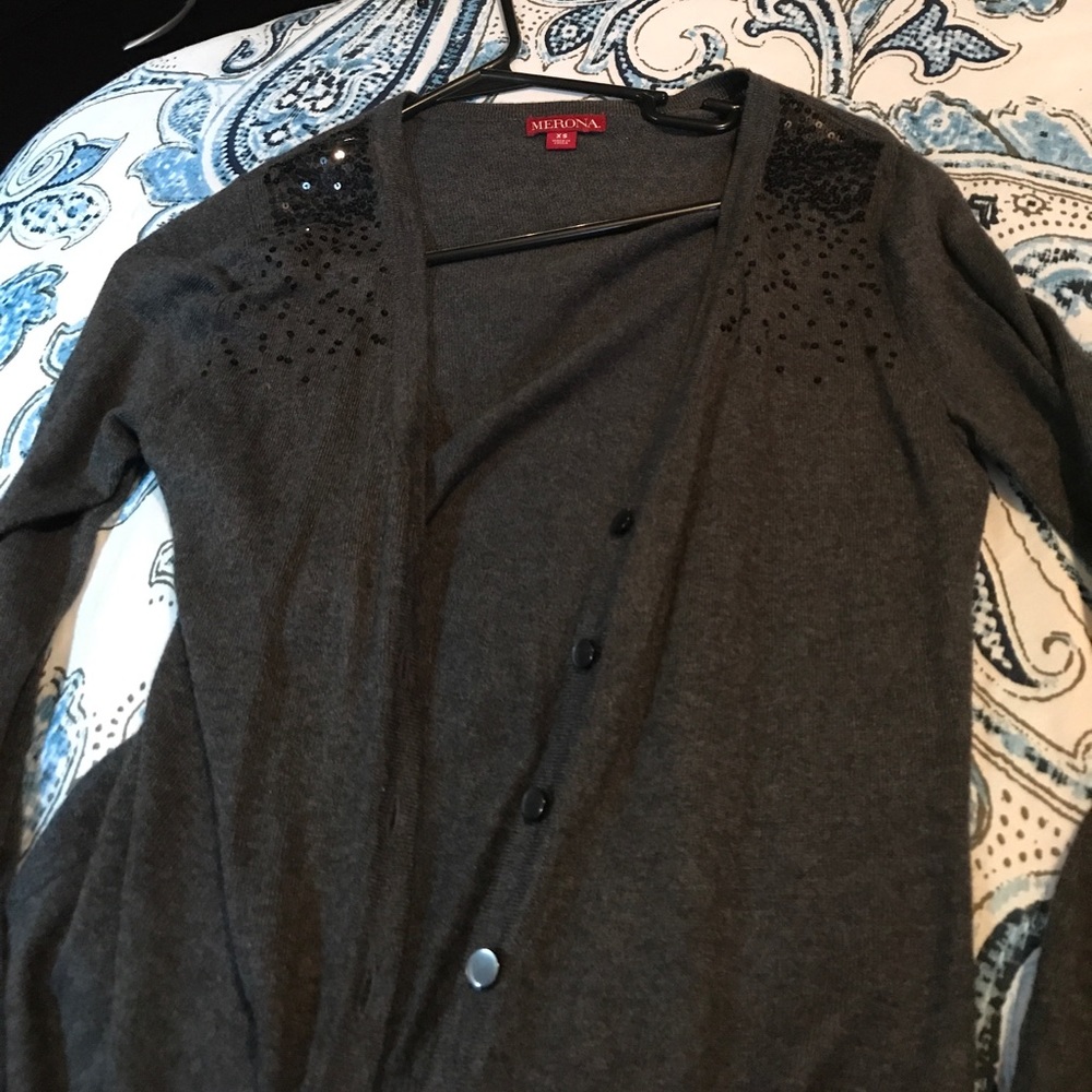 Merona grey cardigan