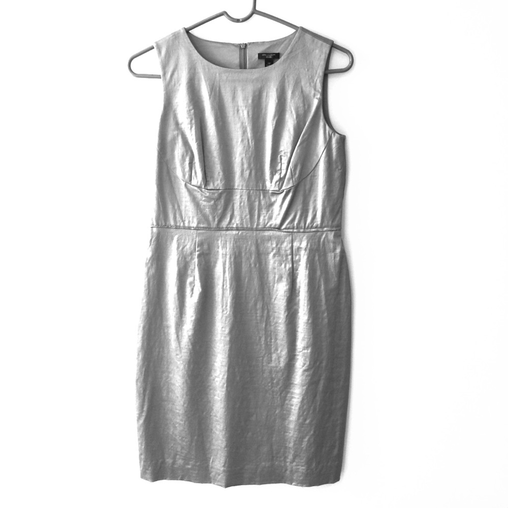 Professional work appropriate gray dress