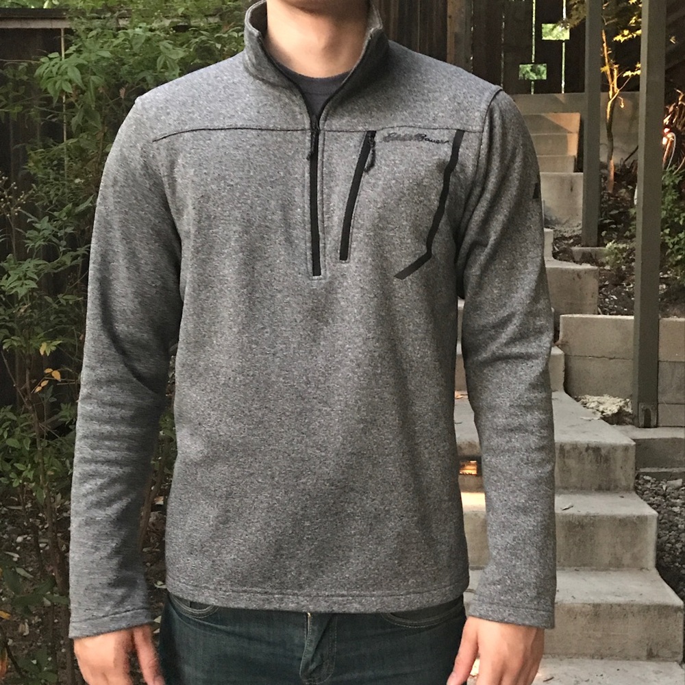NWOT Men's Eddie Bauer Half Zip Fleece