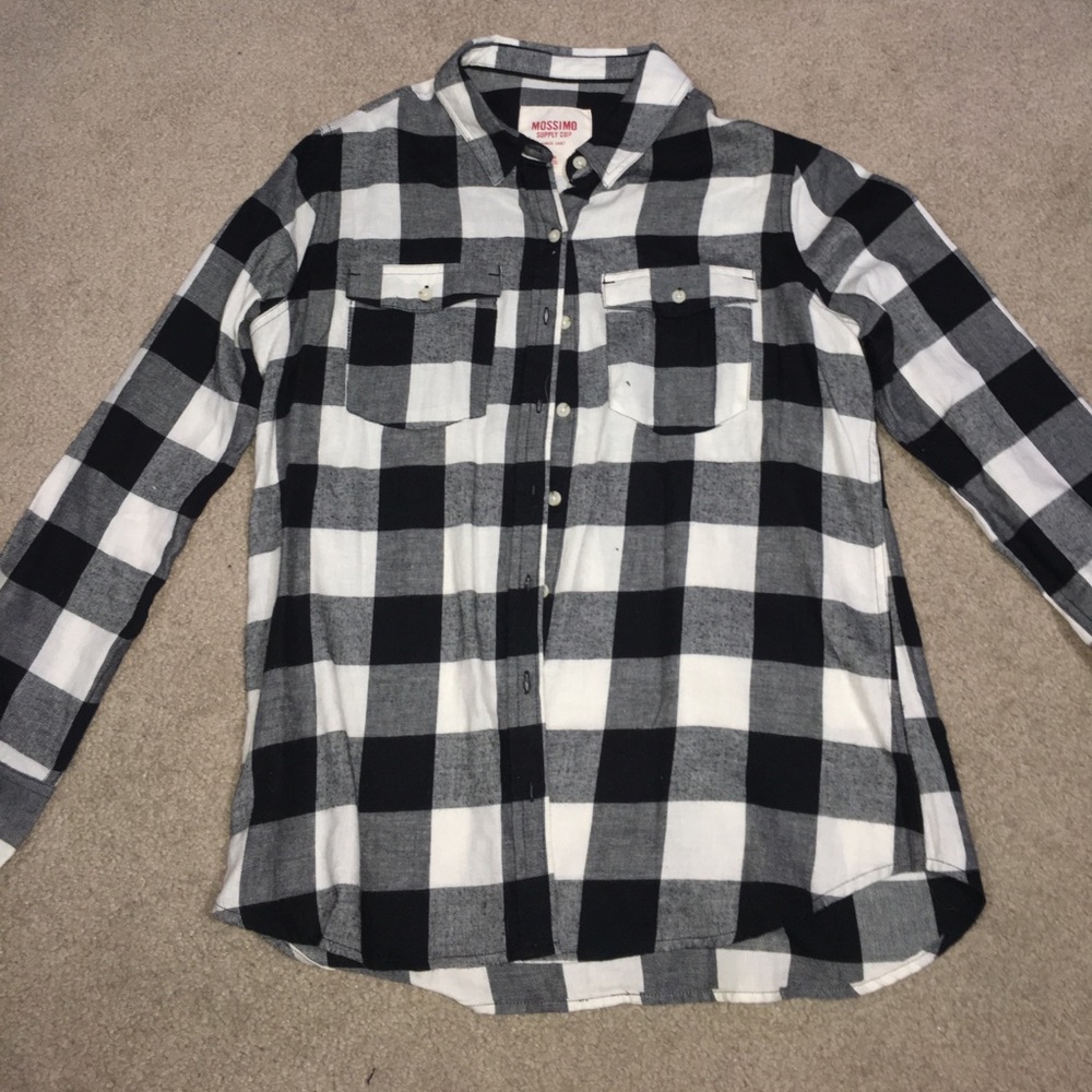 Target Black and White Flannel!