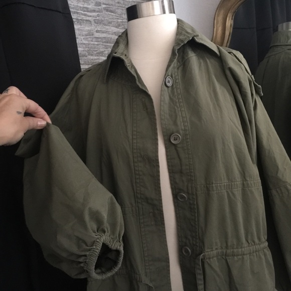 SAINT LAURENT Vintage Military Trench Coat Duster - Picture 7 of 8