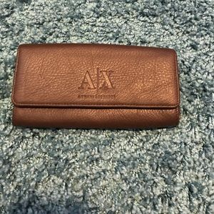 Top grain leather wallet