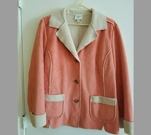 Beautiful suede, lined blazer